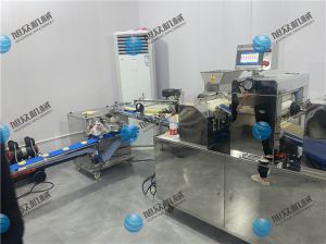 寧波廖老板酥餅機生產(chǎn)線(xiàn)已調試完畢，已投入生產(chǎn)