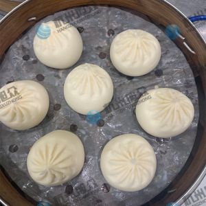 調試完成，全自動(dòng)包子機做的包子省力又好吃！