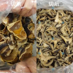 工程款切絲機客戶(hù)來(lái)廠(chǎng)現場(chǎng)試機！