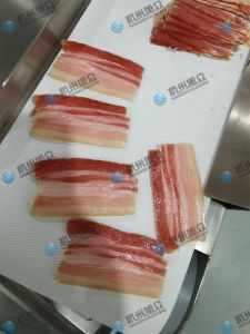 多功能熟肉切片機，切2mml臘肉片片厚薄均勻效果贊!